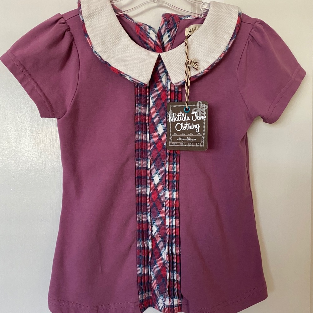 Matilda Jane Katherina Collar Tee ~ NWT ~ Size 6